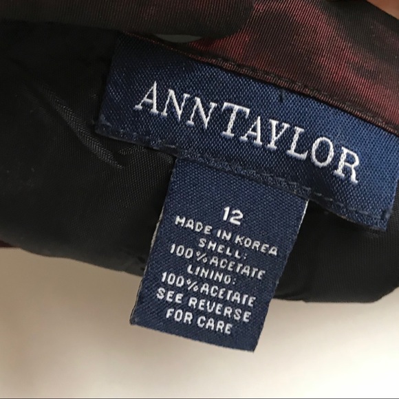 Ann Taylor semi formal Burgundy maxi skirt - Picture 7 of 7